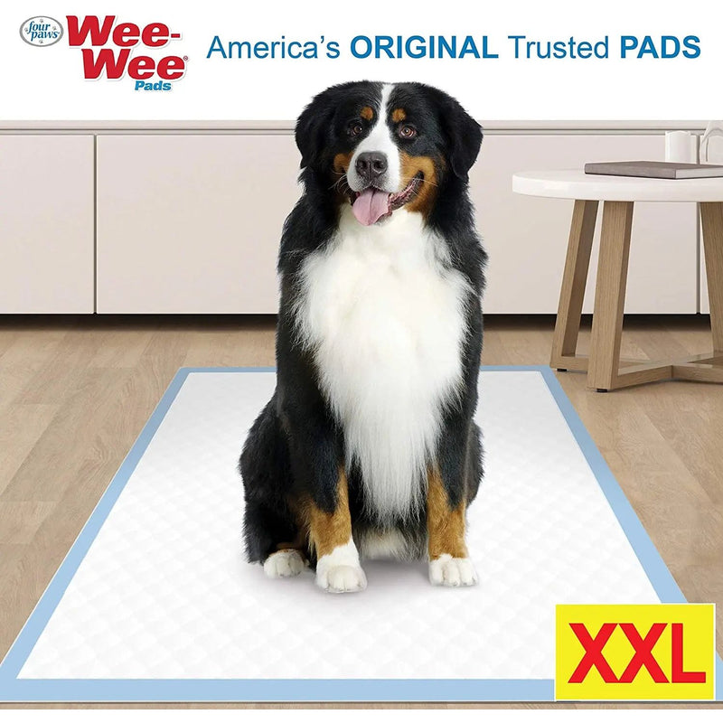 Four Paws Wee-Wee Gigantic Pee Pads for Dogs XXL White 18-Count Four Paws