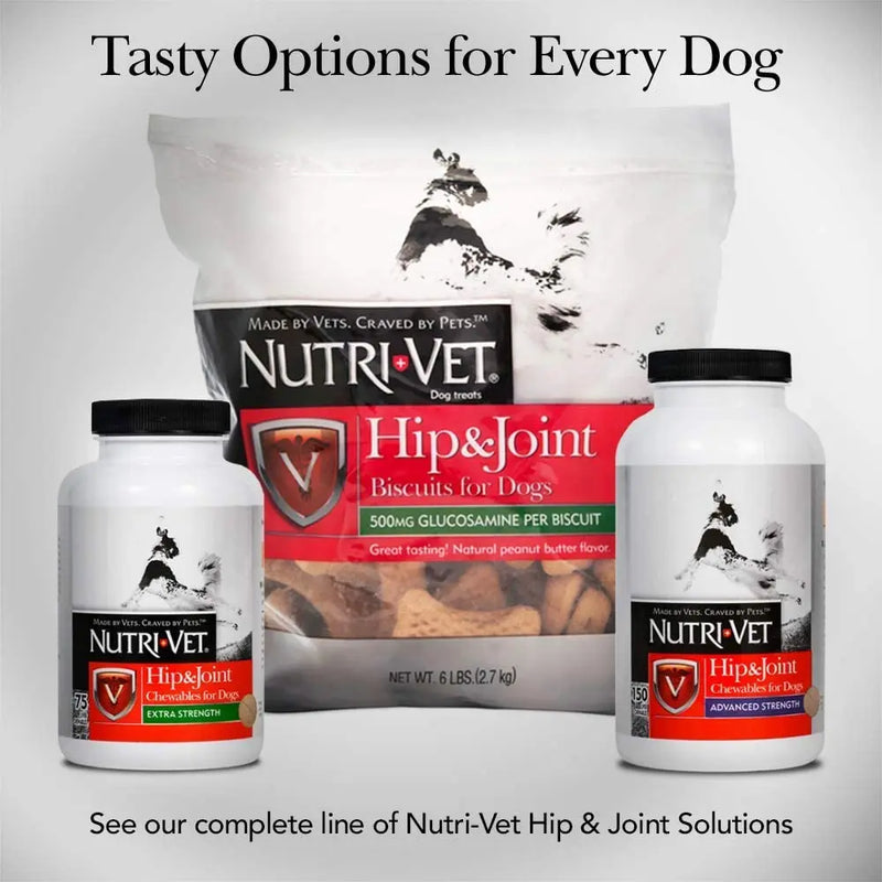 Nutri-Vet Hip & Joint Chewable Dog Supplements 75CT Nutri-Vet