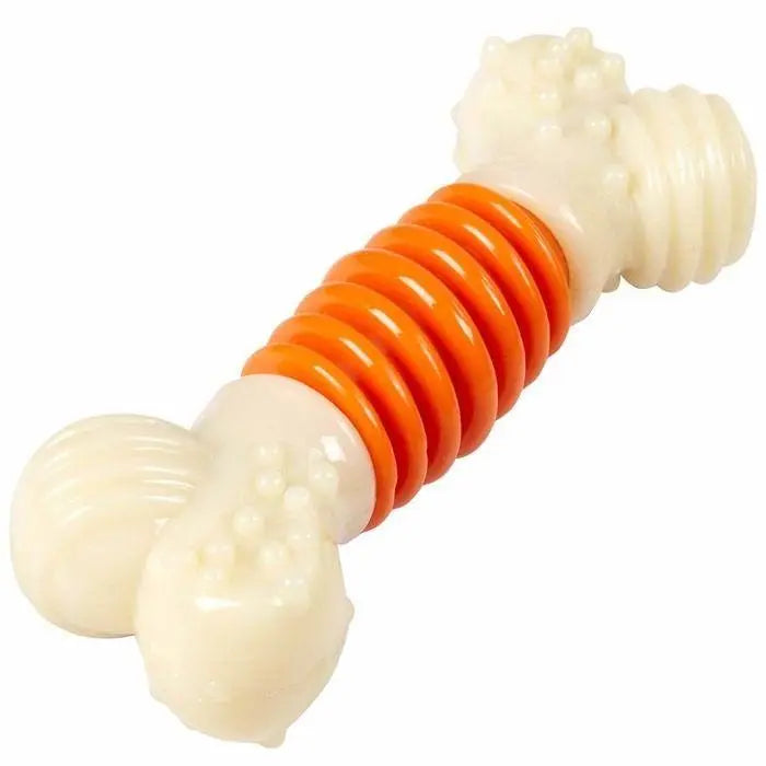 Nylabone Bacon Flavor Dental Bone Chewer Dog Toy Nylabone