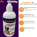 Piccardmeds4pets Derma-3 Liquid Omega-3 Fatty Acids w/Pump 8 oz. Piccard Meds 4 Pets