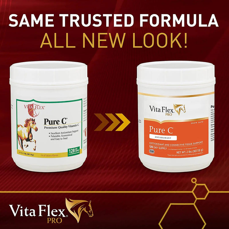 Vita Flex Pure C Premium Quality Vitamin C Supplement for Horses 2lbs. Vita Flex