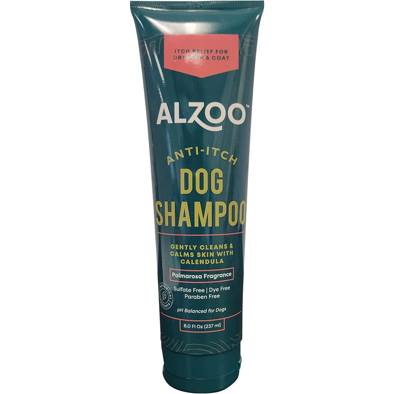 Alzoo Anti-Itch Dog Shampoo Itch Relief 8 oz. Alzoo