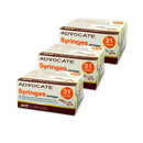 Advocate Insulin Syringes 31 Gauge .3cc 100 Syringes Per Box 3-Pack Advocate