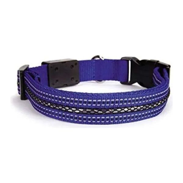 Casual Canine LED Pet Dog Collars 3 Lighting Options Adjustable 14"-20" Casual Canine