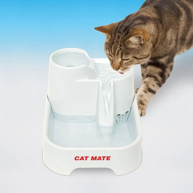 Cat Mate Pet Drinking Fountain For Dogs & Cats 70 oz. Closer Pets