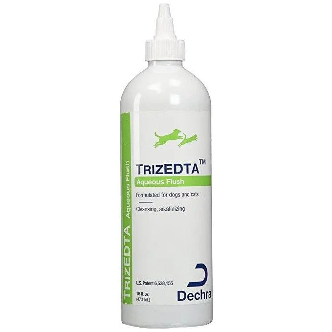 Dechra TrizEDTA Aqueous Ear Flush Cleanzing & Alkalinizing For Dogs & Cats 16 oz. Dechra
