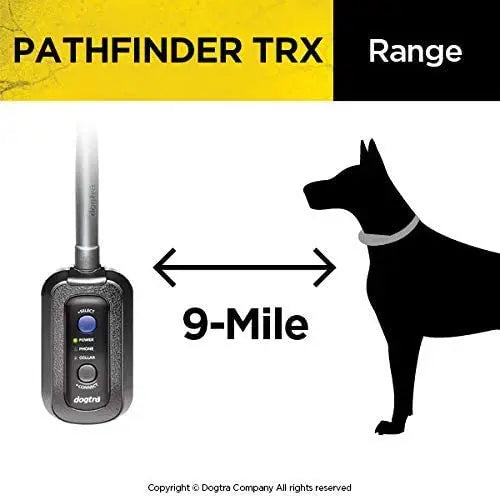 Dogtra Pathfinder TRX 21-Dog 9-Mile Expandable Waterproof Collar Dogtra