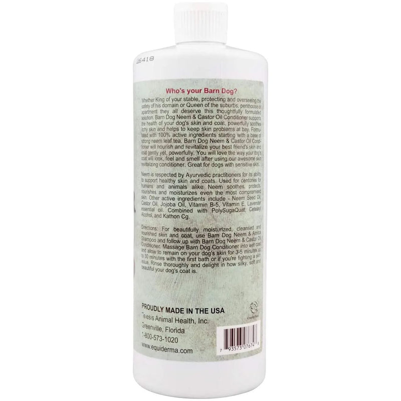 Equiderma Barn Dog Conditioner with Neem and Castor Oil 32 oz. Telesis