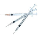 Exel Luer Slip Tuberculin 1ml Syringes with 25G 5/8 Needle 3CT Exel