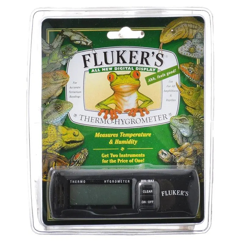 Fluker's Digital Thermometer Hygrometer for Reptiles Flukers