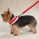 Holidays Dog Harness Velvet Body Berber Lining Red/White East Side