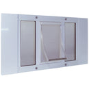 Ideal Aluminum Sash Pet Door XLarge White 1.75" x 27" x 20.63" Ideal Pet Products