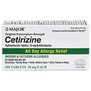 Major All Day Allergy Cetirizine 100 Tablet 10mg Major