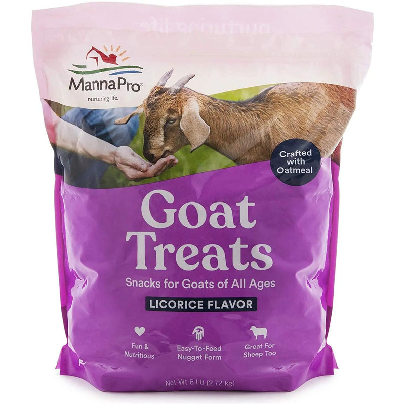Manna Pro Goat Treats Licorice Flavor Made With Oatmeal 6 lbs. Manna Pro