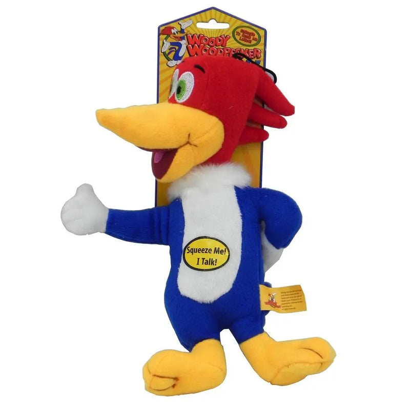 Multipet Woody Woodpecker Plush Dog Toy Laughs When squeezed 11" Multipet