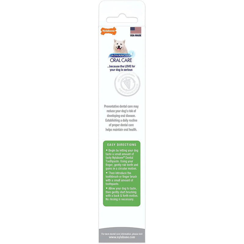Nylabone Advanced Oral Care Peanut Flavor Dog Toothpaste 2.5oz. Nylabone