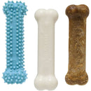 Nylabone Puppy Chew Toy & Treat Triple Pack SM/Regular, Blue Nylabone