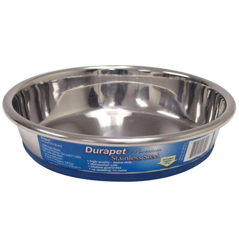 Our Pets Durapet Cat Stainless Steel Food and Water Bowl 12 oz. Our Pets