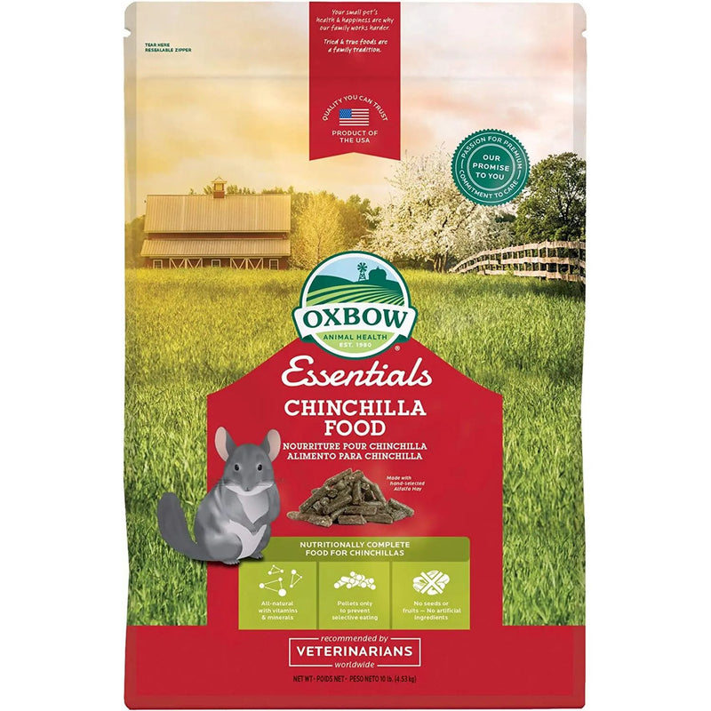 Oxbow Essentials Natural Chinchilla Complete Food 10 lbs. Oxbow