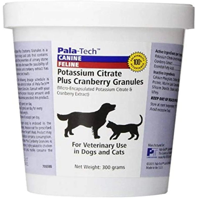 Pala-Tech Potassium Citrate Plus Cranberry Granules 300gm Pala tech