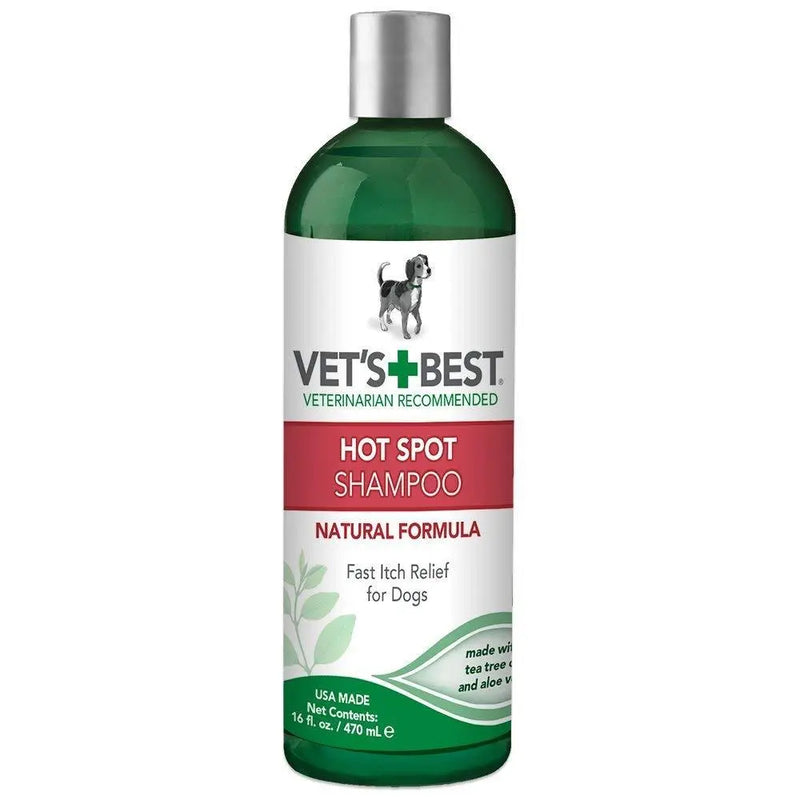 Vet's Best Natural Hot Spot Shampoo Fast Itch Relief 16 oz. Bramton