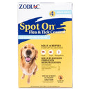 Zodiac Spot On Flea & Tick Control for Large Dogs Over 60lbs 4ct Zodiac