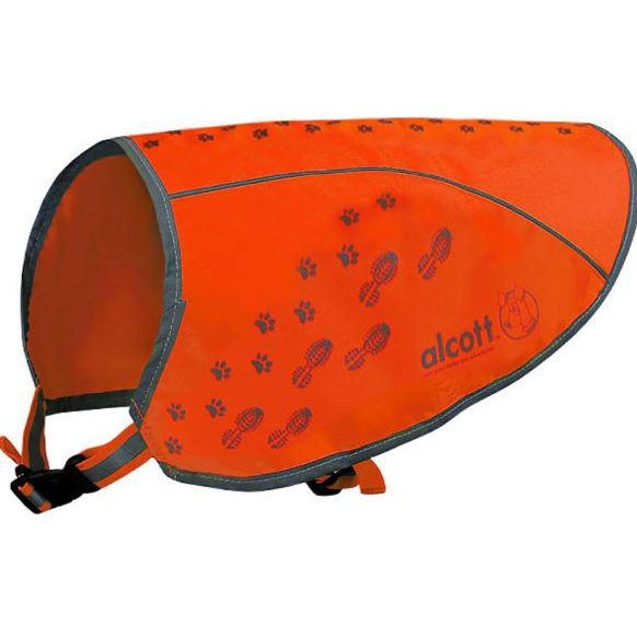 Alcott Visibility Dog Vest with Reflective Trim, Neon Orange Alcott