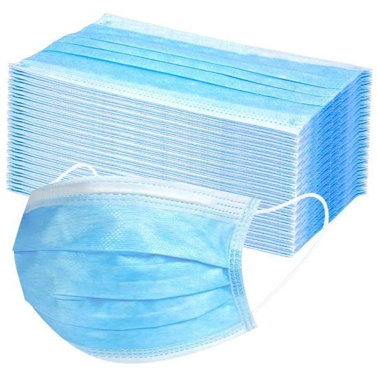 Amerisource Surgical Face Mask with Ties 50CT Blue Piccardmeds4pets.com
