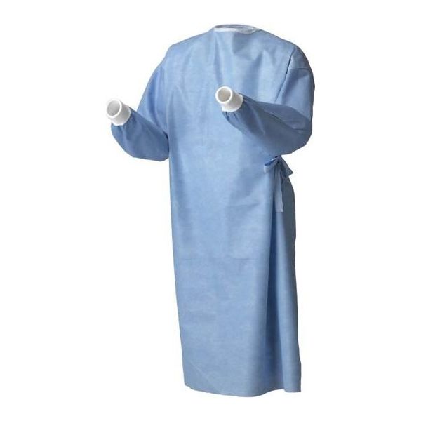 Evolution 4 Non-Reinforced Surgical Gown Sleeves, XL Blue Halyard