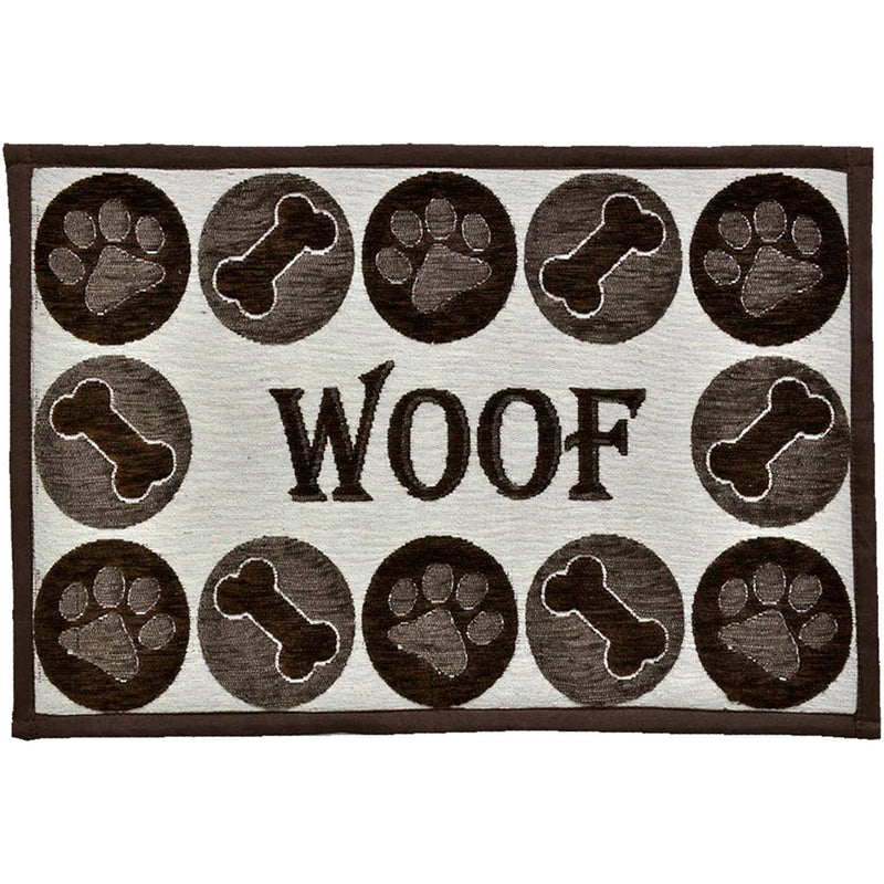 Loving Pets Bella Fashion Mat for Dogs, Woof Chenille Loving Pets