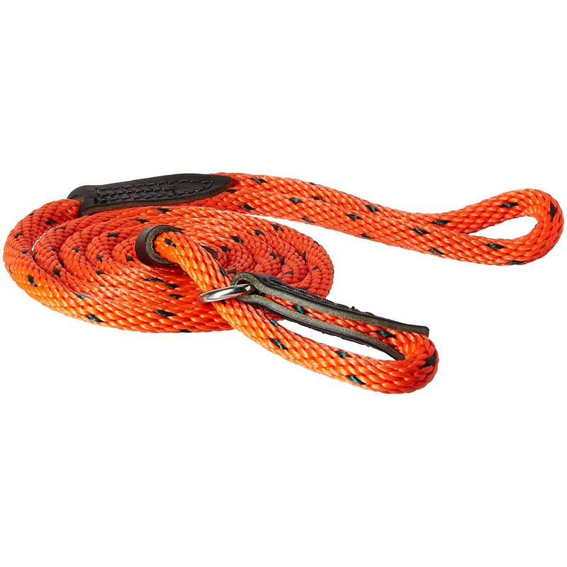 OmniPet British Rope Slip Lead for Dogs 6' Orange/Black OmniPet