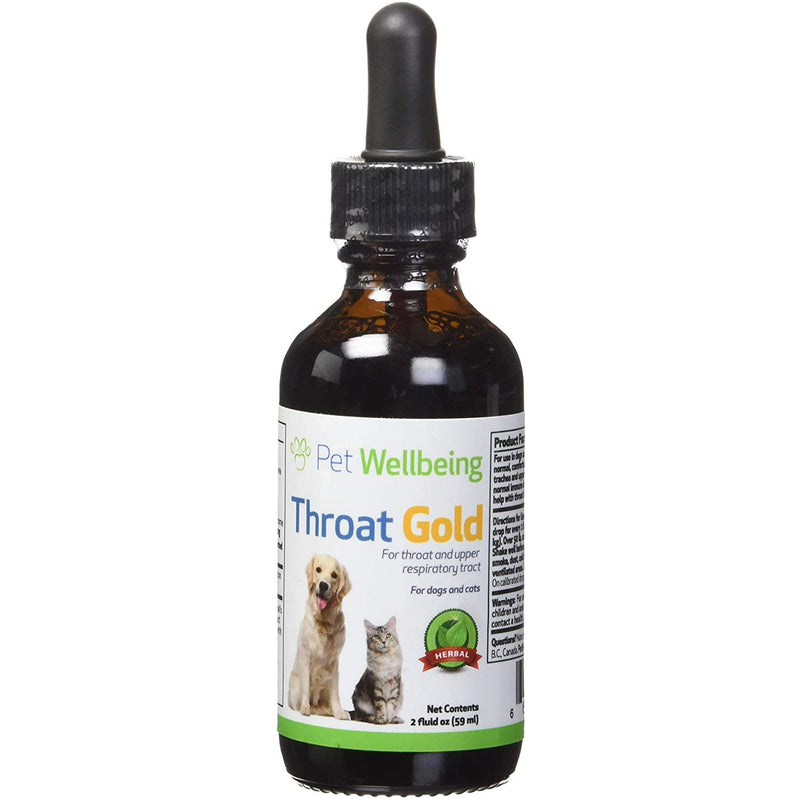 Pet Wellbeing Throat Gold Sooth Throat Irritation for Dogs 2 oz. Pet Wellbeing