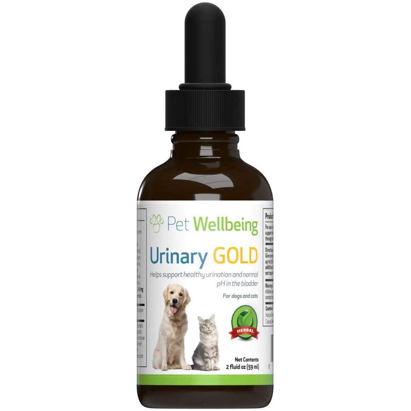 Pet Wellbeing Urinary Gold Urinary Tract Supplement for Cats 2oz. Pet Wellbeing